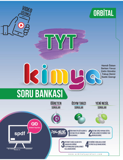 TYT Kimya Soru Bankası Orbital ANKA Fotokopi