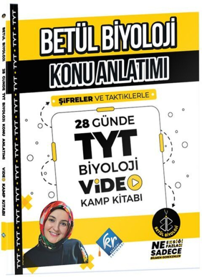 Betül Biyoloji Konu Anlatımı 28 Günde TYT Biyoloji Video Kamp Kitabı ANKA Fotokopi