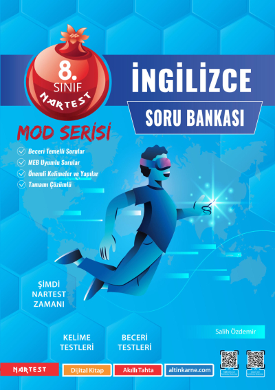 8.Sınıf LGS Mod İngilizce Soru Bankası Nartest Yayınları ANKA Fotokopi