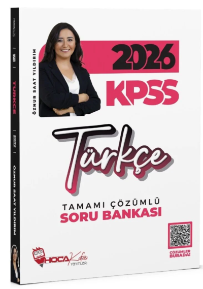 2026 KPSS Türkçe Soru Bankası Çözümlü - Öznur Saat Yıldırım Hoca Kafası Yayınları ANKA Fotokopi