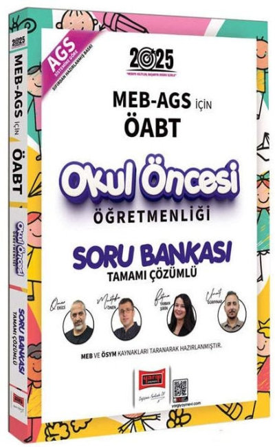 2025 MEB AGS İçin ÖABT Okul Öncesi Öğretmenliği Tamamı Çözümlü Soru Bankası Yargı Yayınları ANKA Fotokopi