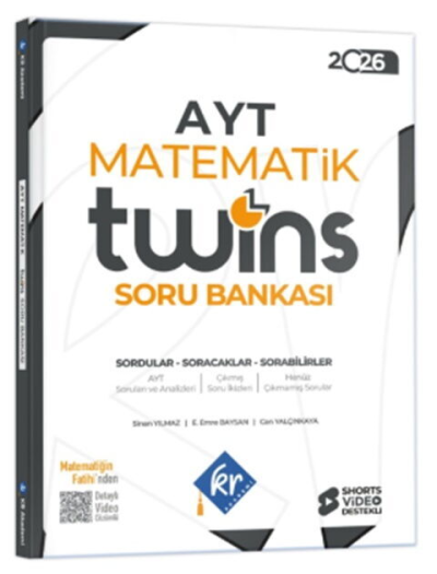 2026 AYT Twins Matematik Soru Bankası KR Akademi ANKA Fotokopi