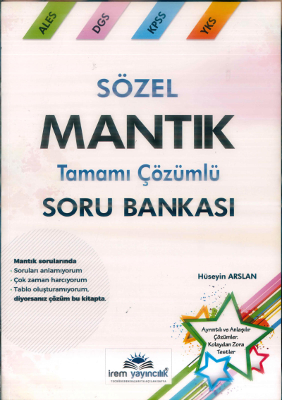 SÖZEL MANTIK TAMAMI ÇÖZÜMLÜ SORU BANKASI ANKA Fotokopi