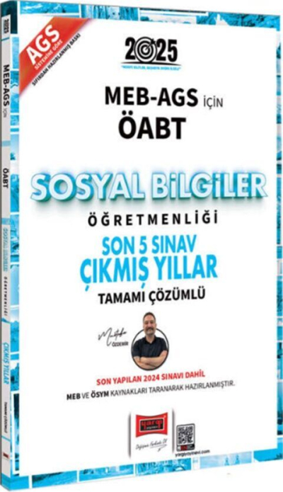 2025 MEB-AGS ÖABT Sosyal Bilgiler Öğretmenliği Son 5 Sınav Çıkmış Yıllar Yargı Yayınları ANKA Fotokopi