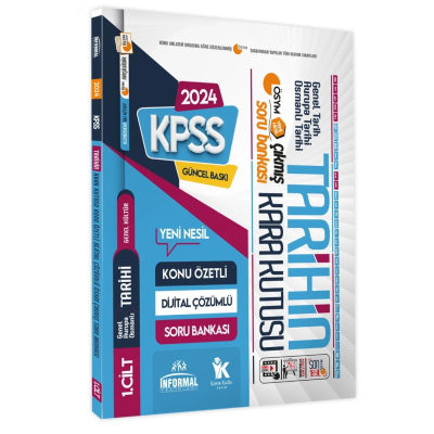 TARİHİN KARAKUTUSU ÇIKMIŞ SORU BANKASI 1. CİLT (GENEL TARİH- AVRUPA TARİHİ-OSMANLI TARİHİ) ANKA Fotokopi