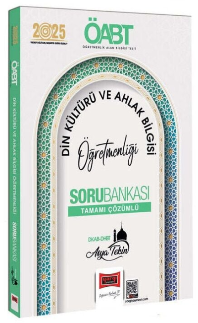 2025 ÖABT Din Kültürü ve Ahlak Bilgisi Öğretmenliği Tamamı Çözümlü Soru Bankası (Asya Tekin) Yargı Yayınları ANKA Fotokopi