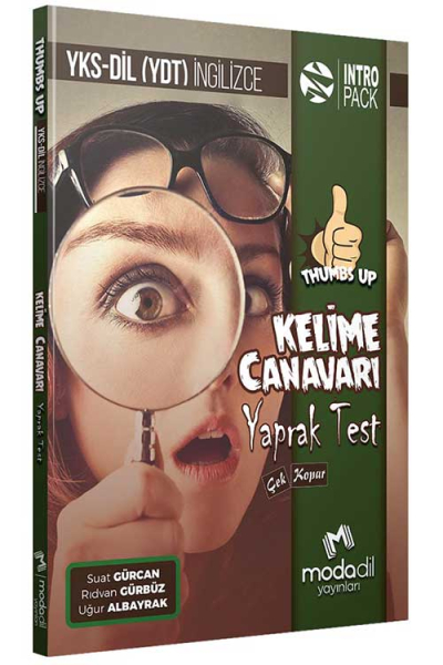 YKS-DİL Thumbs Up Kelime Canavarı Yaprak Test Modadil Yayınları ANKA Fotokopi
