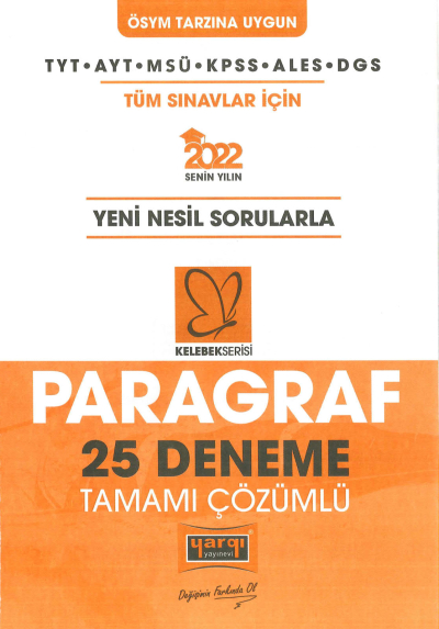 KELEBEK SERİSİ 25 PARAGRAF DENEMESİ ANKA Fotokopi