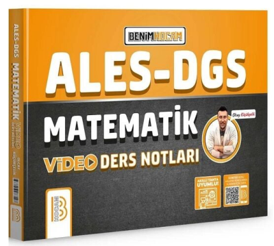 2025 ALES DGS Matematik Video Ders Notları Benim Hocam Yayınları ANKA Fotokopi