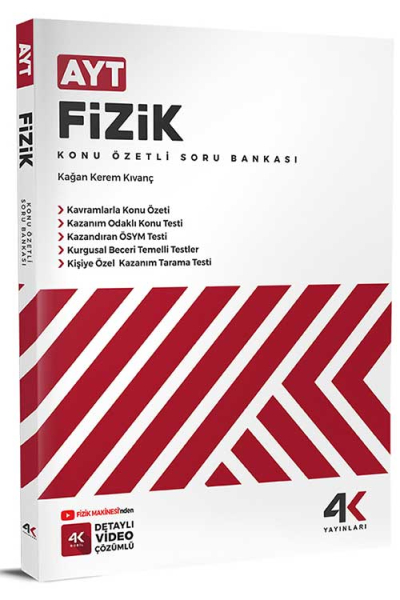 AYT Fizik Konu Özetli Soru Bankası 4K Yayınları ANKA Fotokopi