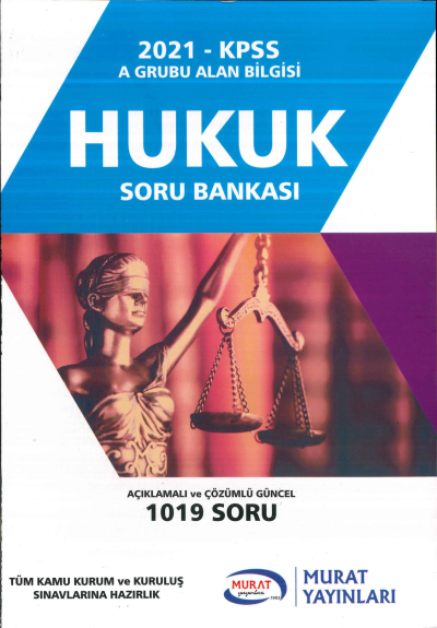 HUKUK SORU BANKASI AÇIKLAMALI GÜNCEL ÇÖZÜMLÜ 1019 SORU ANKA Fotokopi