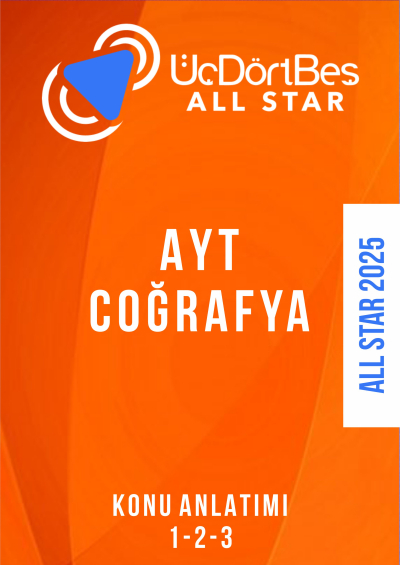 ALL STAR AYT COĞRAFYA Konu Anlatım (1-2-3 Hepsi Bir Arada) ANKA Fotokopi