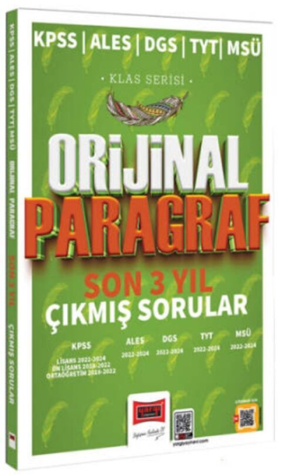 2025 KPSS ALES DGS TYT MSÜ Klas Serisi Orijinal Paragraf Son 3 Yıl Çıkmış Sorular Yargı Yayınları ANKA Fotokopi