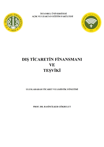 Dış Ticaretin Finansmanı ve Teşviki ANKA Fotokopi