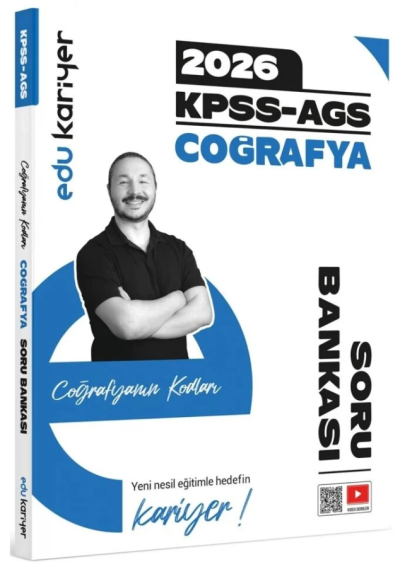 Coğrafyanın Kodları 2026 KPSS-AGS Coğrafya Video Çözümlü Soru Bankası Edu Kariyer ANKA Fotokopi