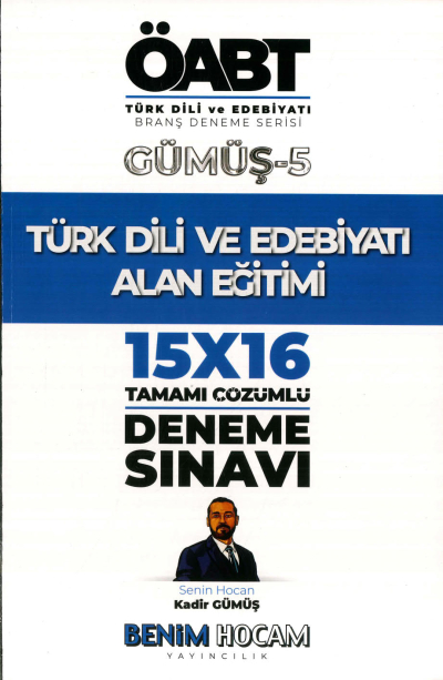 TÜRK DİLİ VE EDEBİYATI GÜMÜŞ-5 15x16 TAMAMI ÇÖZÜMLÜ DENEM ANKA Fotokopi