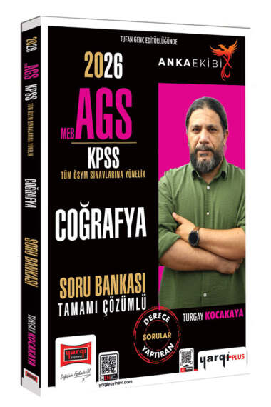 2026 MEB-AGS KPSS Anka Ekibi Tamamı Çözümlü Coğrafya Soru Bankası Yargı Yayınevi ANKA Fotokopi