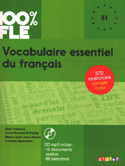 100% FLE Vocabulaire Essentiel Du Français B1 ANKA Fotokopi