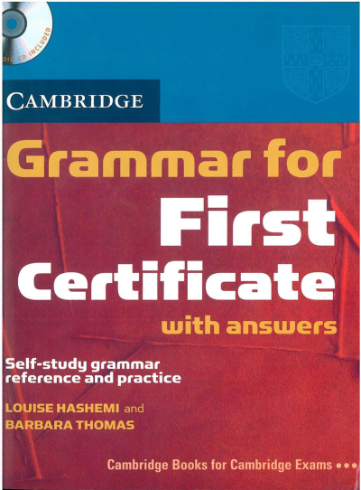 Cambridge Grammar for First Certificate Book with Answers ANKA Fotokopi