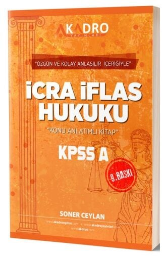 A Kadro Yayınları KPSS A Grubu İcra İflas Hukuku Konu Anlatımlı ANKA Fotokopi