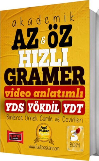 YDS YÖKDİL YDT Akademik Az Öz Hızlı Gramer Yargı Yayınları ANKA Fotokopi