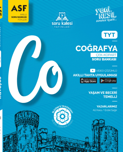 TYT Coğrafya Akıllı Soru Bankası Föyü ASF Soru Kalesi Yayınları ANKA Fotokopi