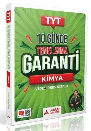 TYT Kimya 10 Günde Temel Atma Garanti Video Ders Kitabı Paraf Akademi Yayınları ANKA Fotokopi