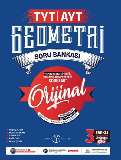 TYT AYT Geometri Soru Bankası Orijinal Yayınları ANKA Fotokopi