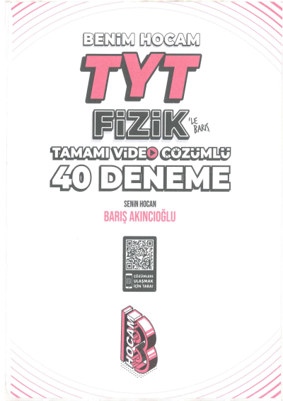 TYT Fizik Tamamı Video Çözümlü 40 Deneme Sınavı