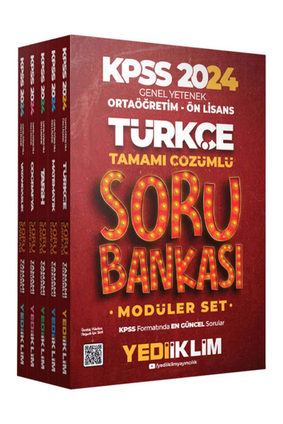 Ortaöğretim-Önlisans Türkçe Tamamı Çözümlü Soru Bankası Modüler Set ANKA Fotokopi