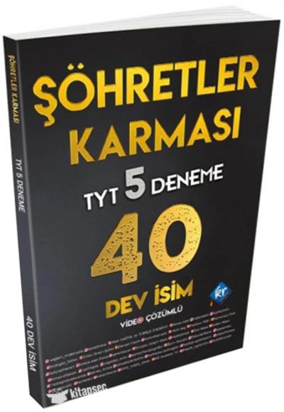 TYT Şöhretler Karması 5 Deneme 40 DEV İSİM 2024 KR Akademi