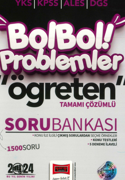 BOL BOL PROBLEMLER ÖĞRETEN TAMAMI ÇÖZÜMLÜ SORU BANKASI ANKA Fotokopi