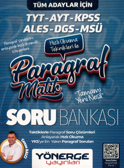 PARAGRAFMATİK HIZLI OKUMA TEKNİKLERİYLE SORU BANKASI YENİ NESİL