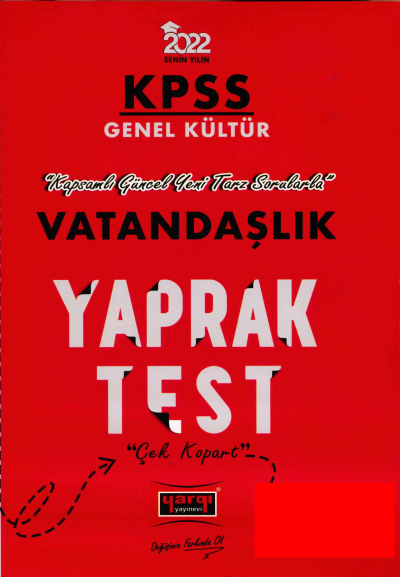 VATANDAŞLIK YAPRAK TEST ANKA Fotokopi