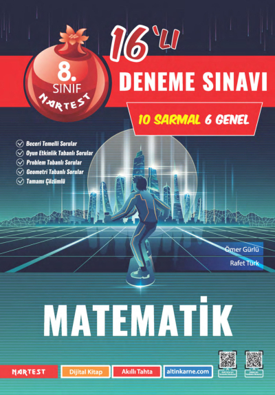 8. Sınıf Matematik Mod 16 Deneme Nartest Yayınları ANKA Fotokopi