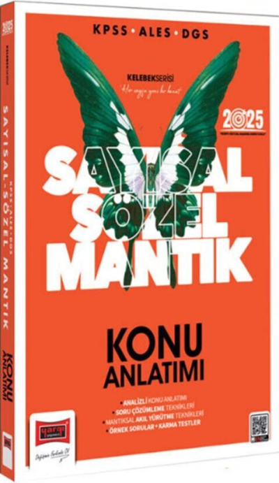 2025 KPSS ALES DGS Kelebek Serisi Sayısal Sözel Mantık Konu Anlatımı Yargı Yayınları ANKA Fotokopi