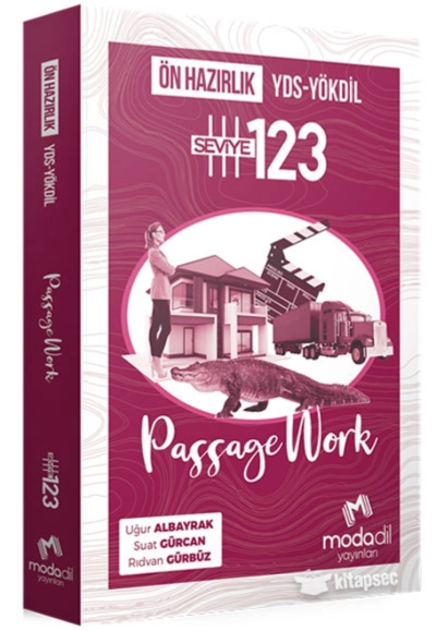 YDS YÖKDİL Passage Work Ön Hazırlık Seviye 1 2 3 Modadil Yayınları ANKA Fotokopi