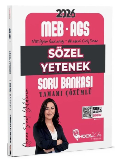 2026 MEB AGS Sözel Yetenek Soru Bankası Hoca Kafası ANKA Fotokopi