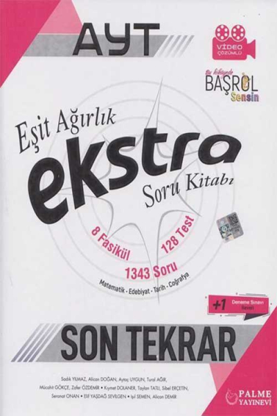 AYT Eşit Ağırlık Ekstra Son Tekrar Soru Kitabı ANKA Fotokopi