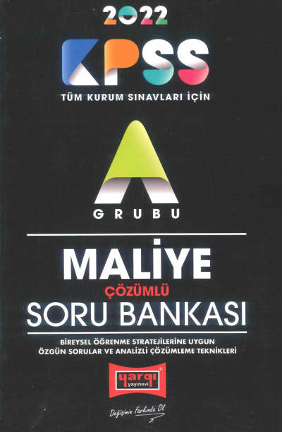 KPSS - A MALİYE ÇÖZÜMLÜ SORU BANKASI 2022 ANKA Fotokopi
