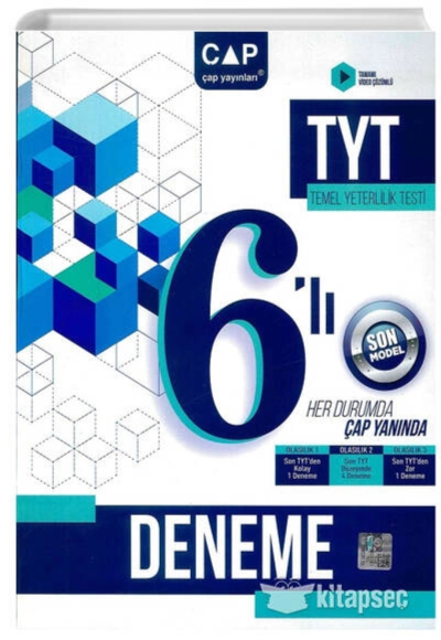TYT 6 lı Deneme Video Çözümlü ANKA Fotokopi