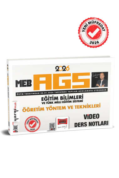 2026 MEB-AGS Eğitim Bilimleri ve Türk Milli Eğitim Sistemi Öğretim Yöntem ve Teknikleri Video Ders Notları Yargı Yayınları ANKA Fotokopi