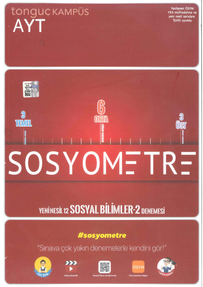 AYT Sosyometre Denemesi ANKA Fotokopi