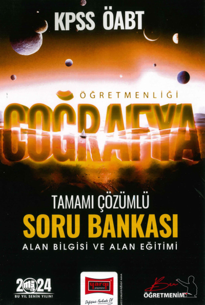 COĞRAFYA TAMAMI ÇÖZÜMLÜ SORU BANKASI ALAN BİLGİSİ- ALAN EĞİTİMİ