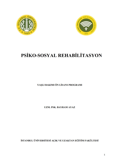 Psiko-Sosyal Rehabilitasyon ANKA Fotokopi