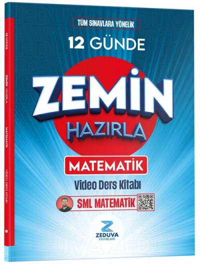 SML Matematik 12 Günde Zemin Hazırla Matematik Video Ders Kitabı Zeduva Yayınları ANKA Fotokopi
