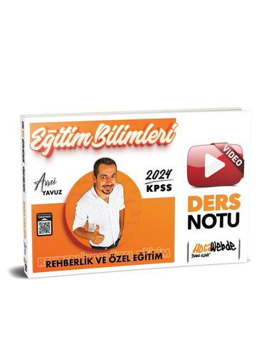 2024 KPSS Eğitim Bilimleri Rehberlik ve Özel Eğitim Video Ders Notları ANKA Fotokopi