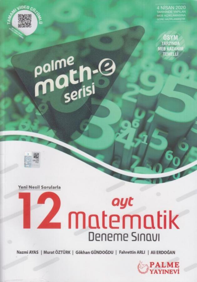 AYT Matematik 12 Deneme Sınavı Mathe Serisi Palme Yayınları
