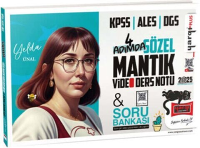 2025 KPSS ALES DGS 4 Adımda Sözel Mantık Video Ders Notu & Soru Bankası (Yelda Ünal) Yargı Yayınları ANKA Fotokopi