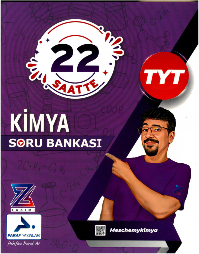 TYT 22 Saatte Kimya Soru Bankası PRF Paraf Yayınları ANKA Fotokopi